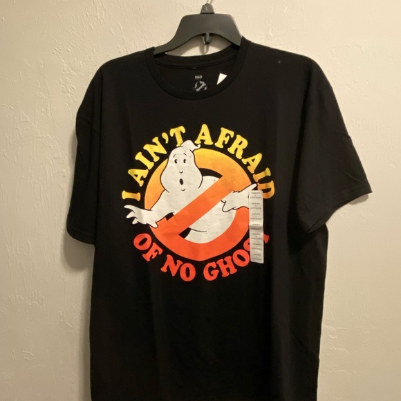 Black Ghostbusters Men’s Graphic T-Shirt NWT - Picture 1 of 2